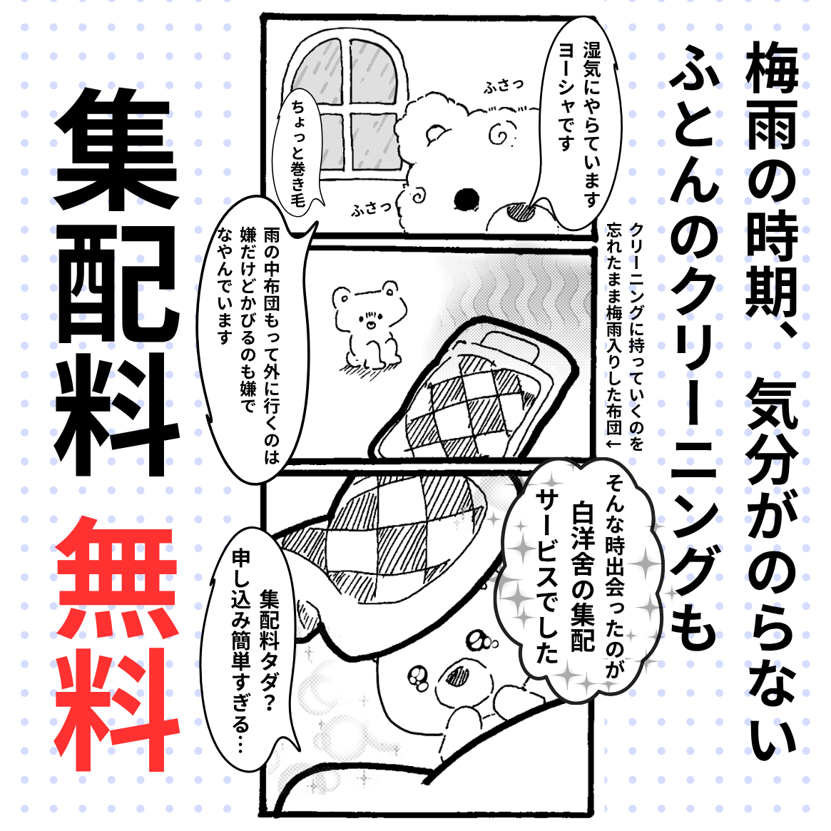 白洋舍 モナ店のキャンペーン一覧ページ